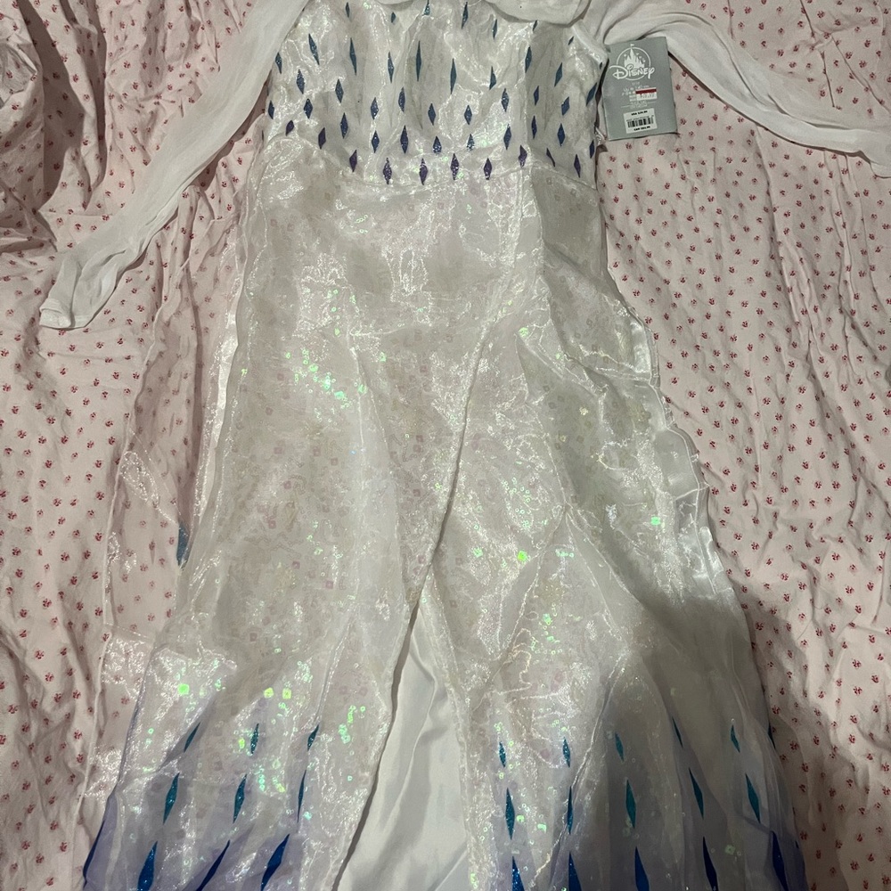 Disney Frozen Elsa Costume - White and Blue